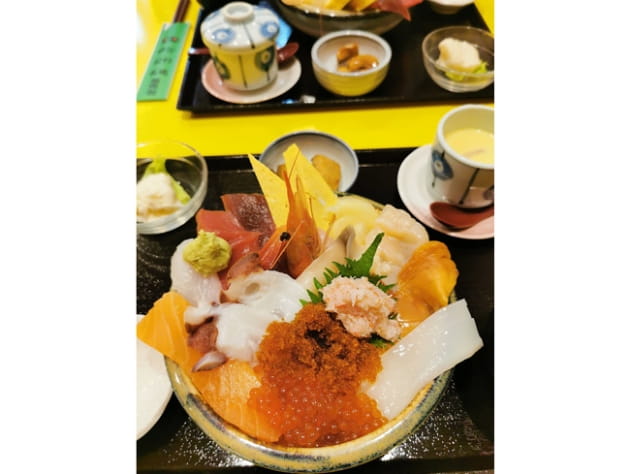 日本食を楽しむ体験ツアーの料理写真